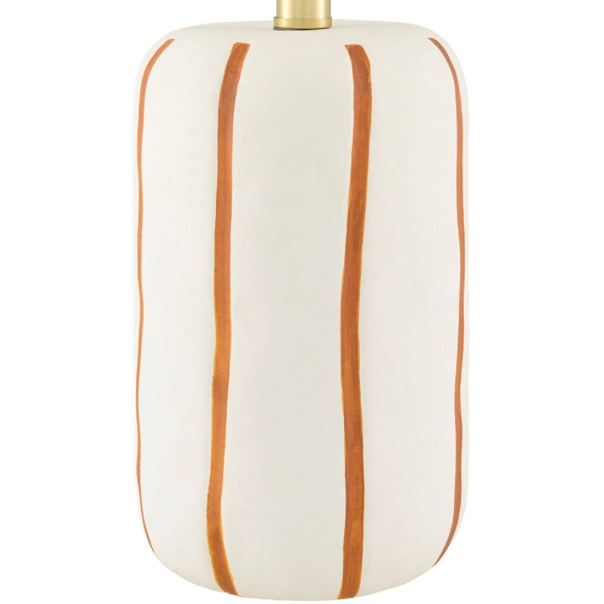 Modern European furniture - Lined Ceramic Linen Table Lamp - www.oroa.com