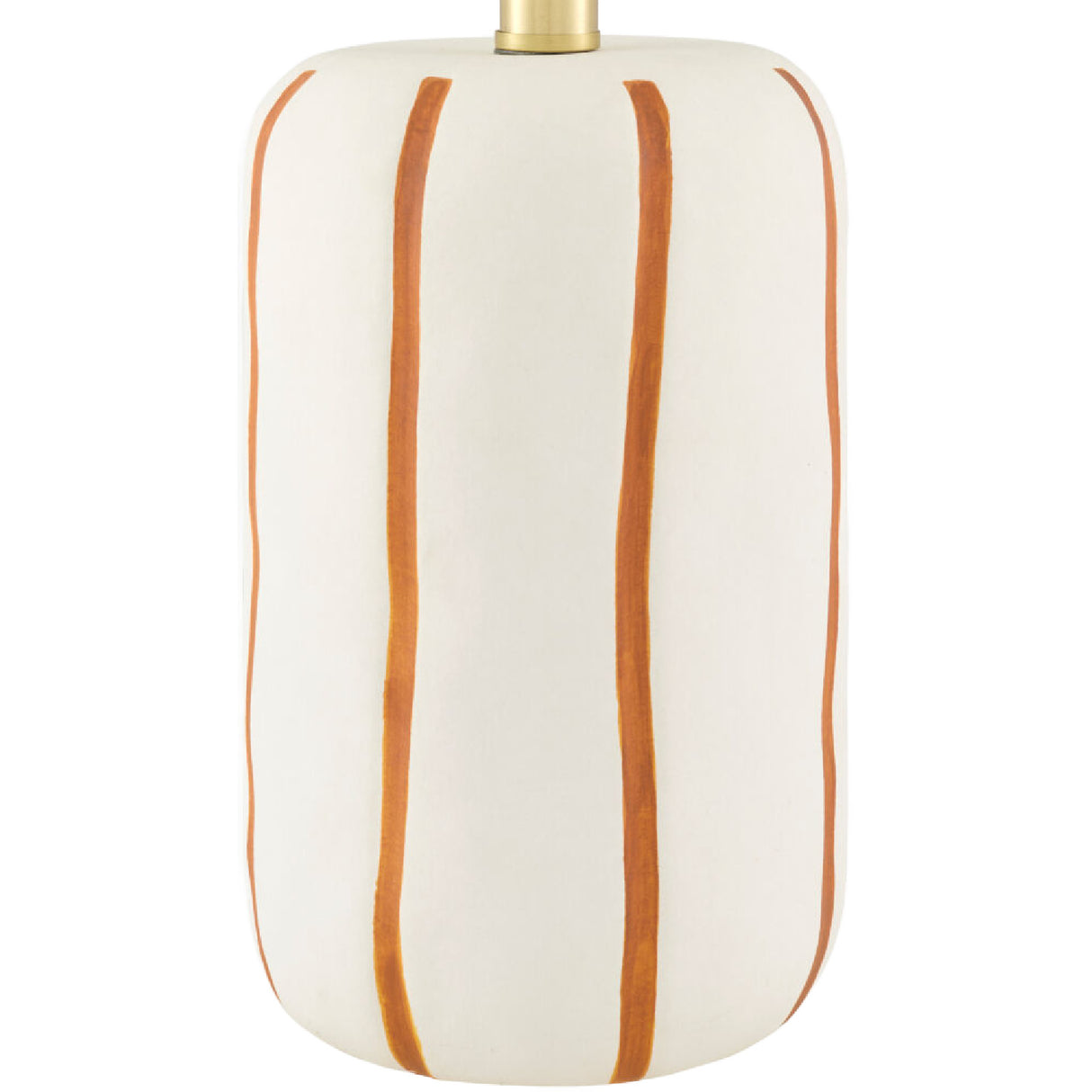 Modern European furniture - Lined Ceramic Linen Table Lamp - www.oroa.com