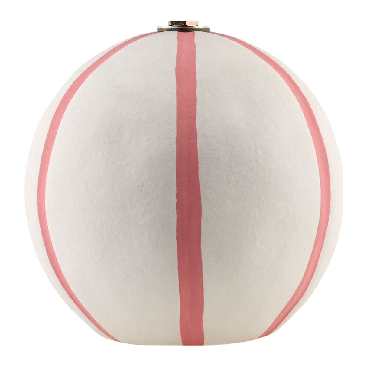 Modern European furniture - Lined Round Ceramic Table Lamp - www.oroa.com