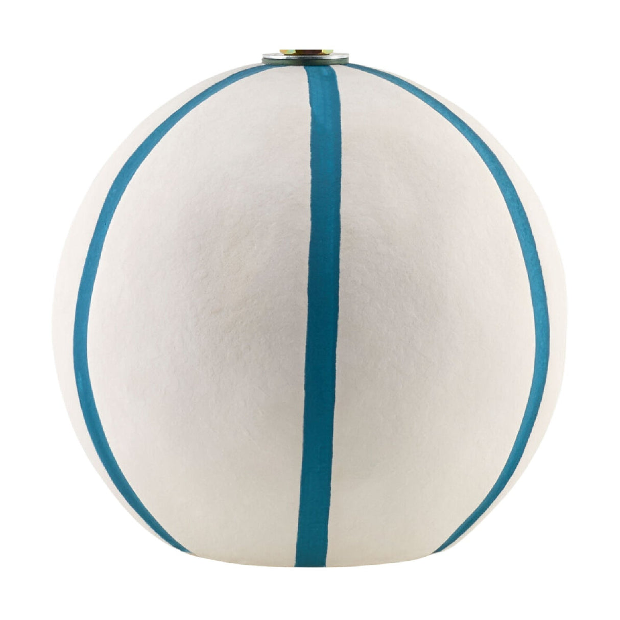 Modern European furniture - Lined Round Ceramic Table Lamp - www.oroa.com