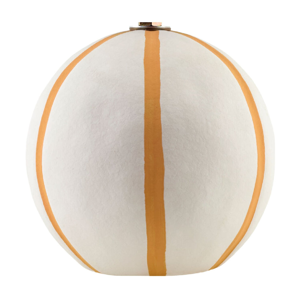 Modern European furniture - Lined Round Ceramic Table Lamp - www.oroa.com