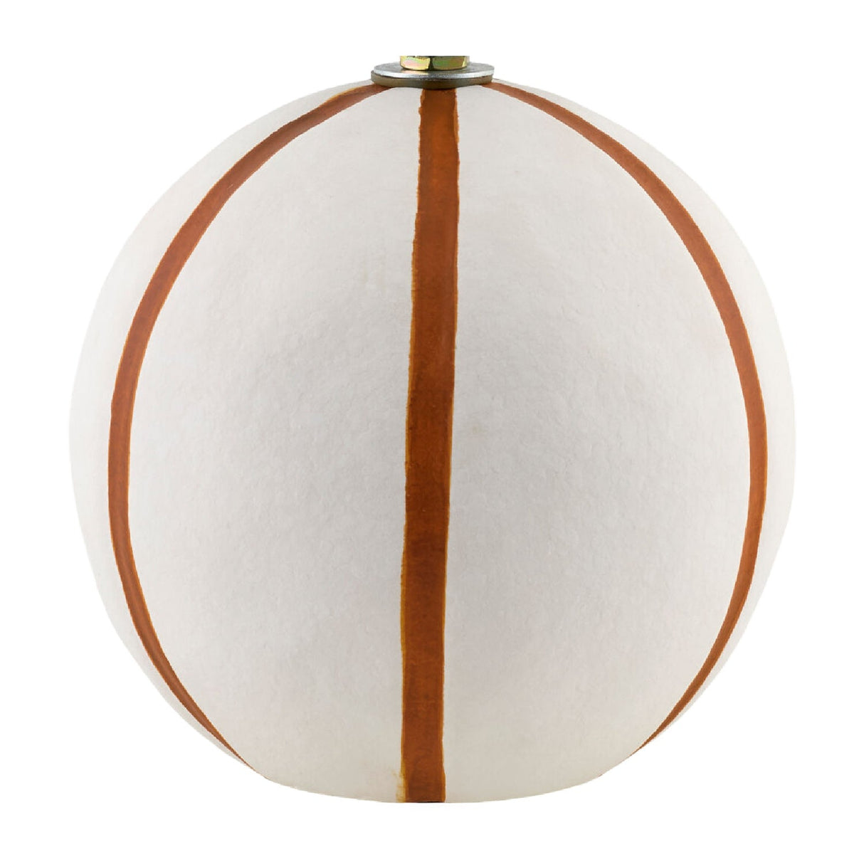 Modern European furniture - Lined Round Ceramic Table Lamp - www.oroa.com