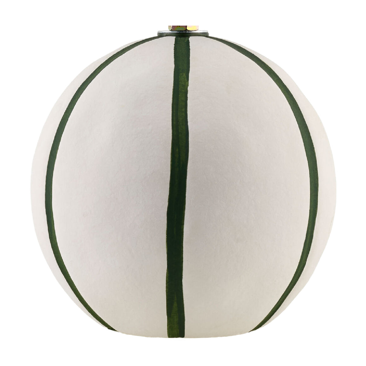 Modern European furniture - Lined Round Ceramic Table Lamp - www.oroa.com | Oroa.com