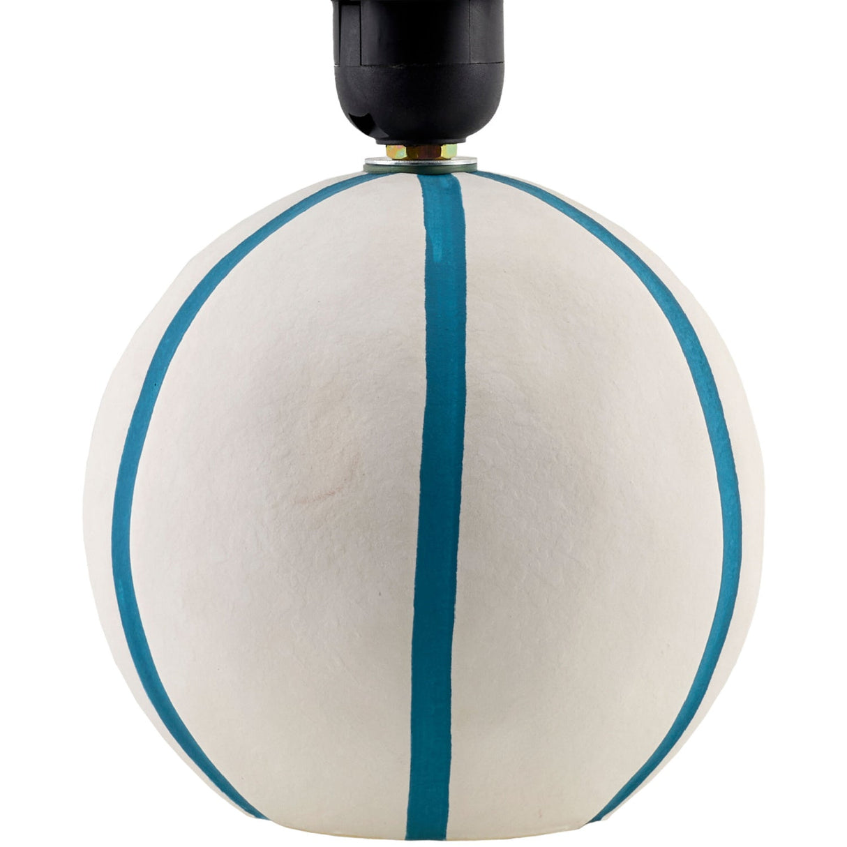 Modern European furniture - Round Lined Ceramic Table Lamp - www.oroa.com