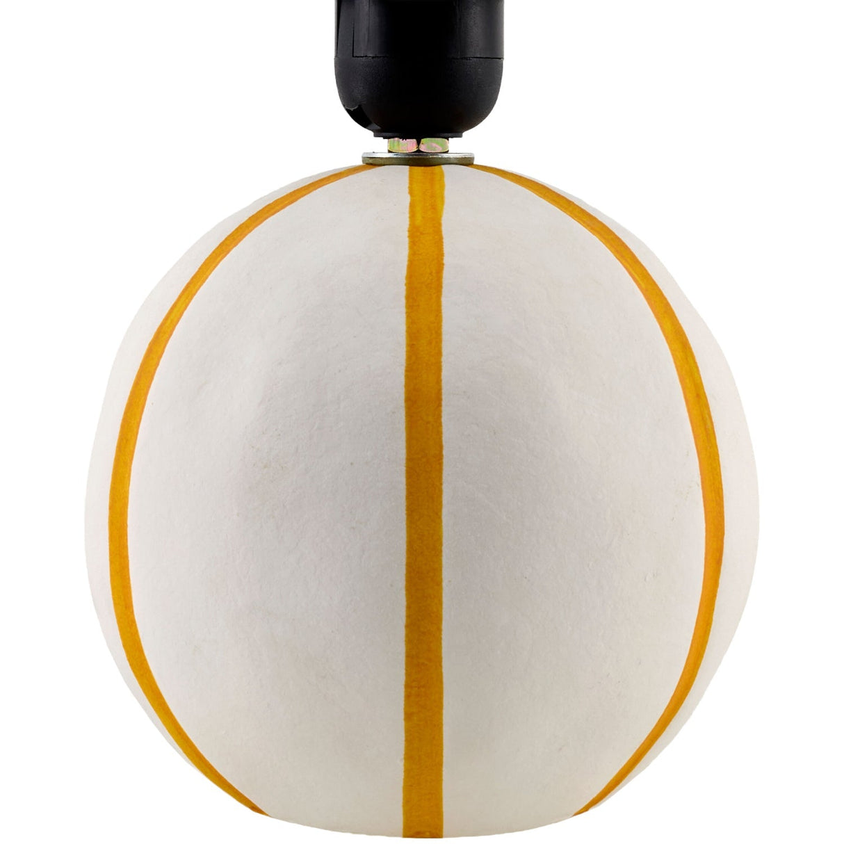 Modern European furniture - Round Lined Ceramic Table Lamp - www.oroa.com