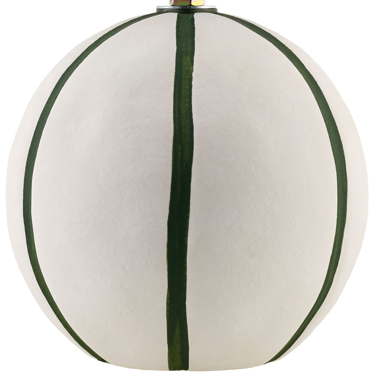 Modern European furniture - Round Lined Ceramic Table Lamp - www.oroa.com