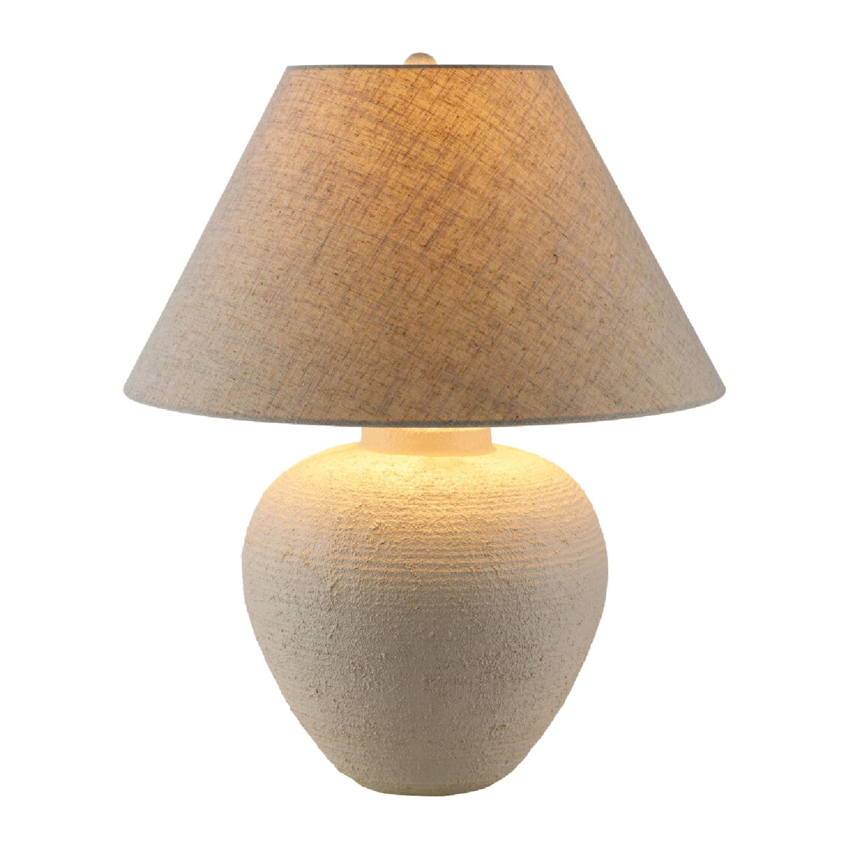 Modern European furniture - Empire Linen Shade Table Lamp - www.oroa.com