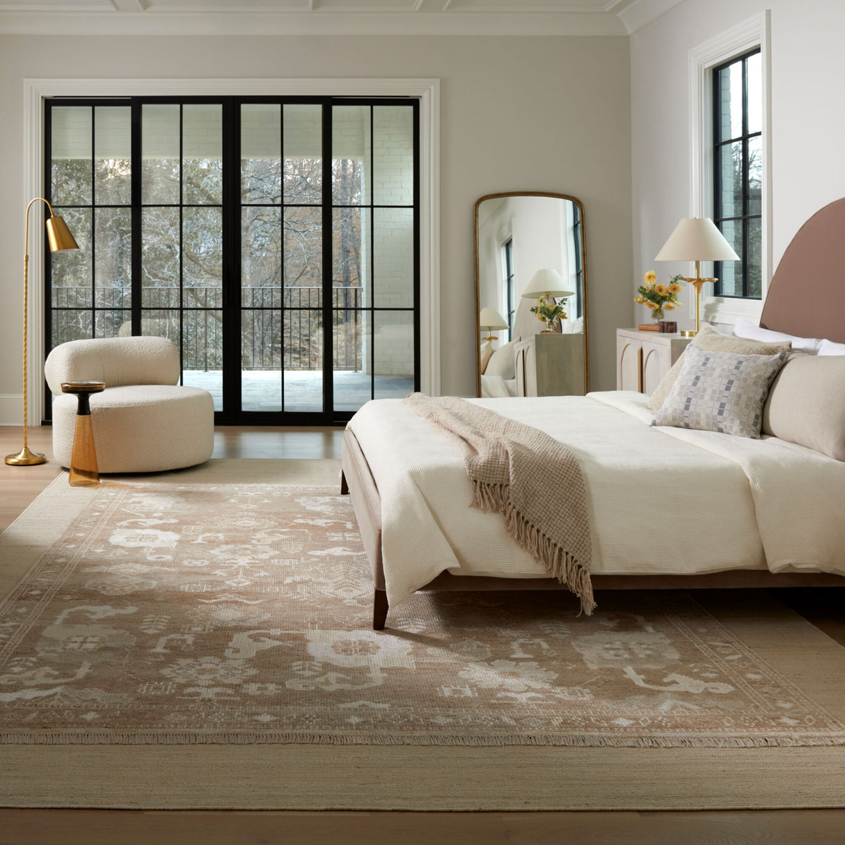 Modern European furniture - Gold Metal Accent Floor Lamp - www.oroa.com