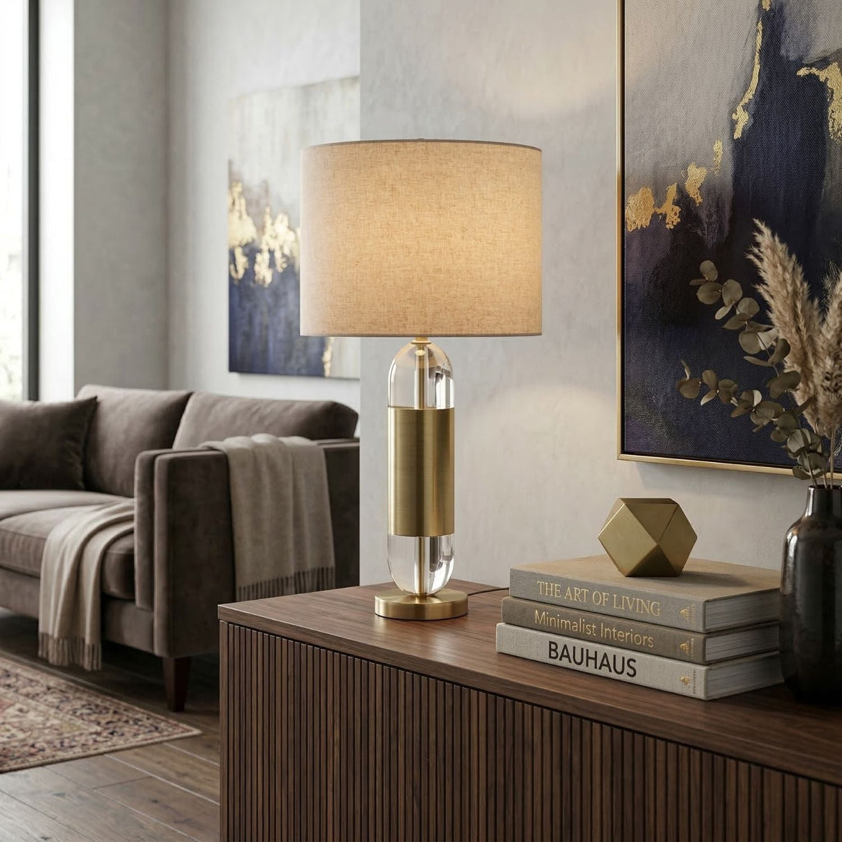 Modern European furniture - Crystal Accent Table Lamp - www.oroa.com