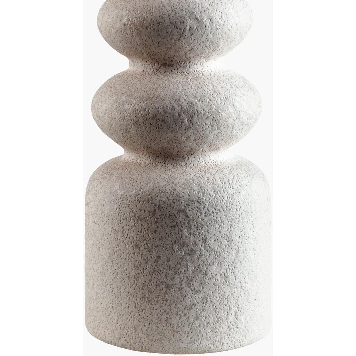 Modern European furniture - White Ceramic Layered Vase - www.oroa.com