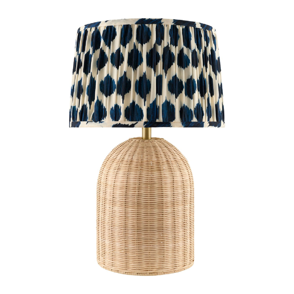 Modern European furniture - Blue Patterned Fabric Table Lamp - www.oroa.com