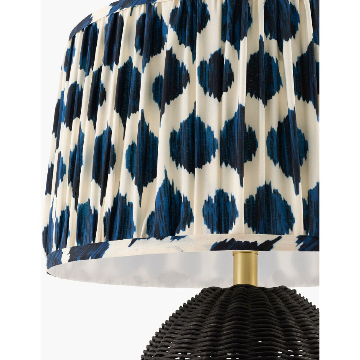 Modern European furniture - Blue Patterned Fabric Table Lamp - www.oroa.com