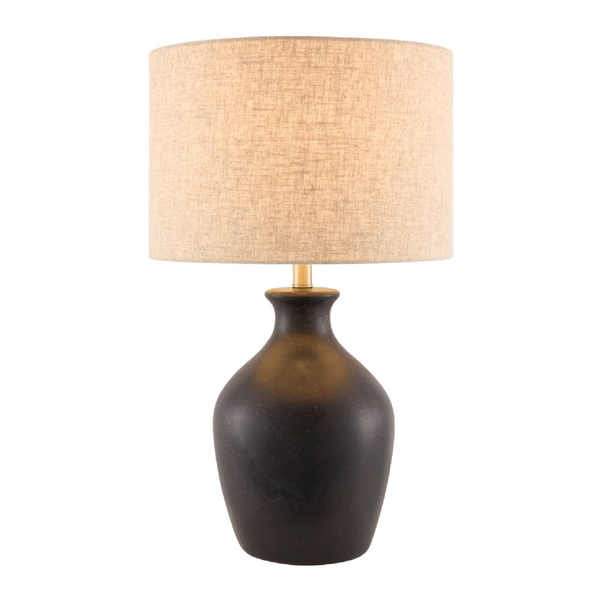 Modern European furniture - Linen Drum Shade Table Lamp - www.oroa.com