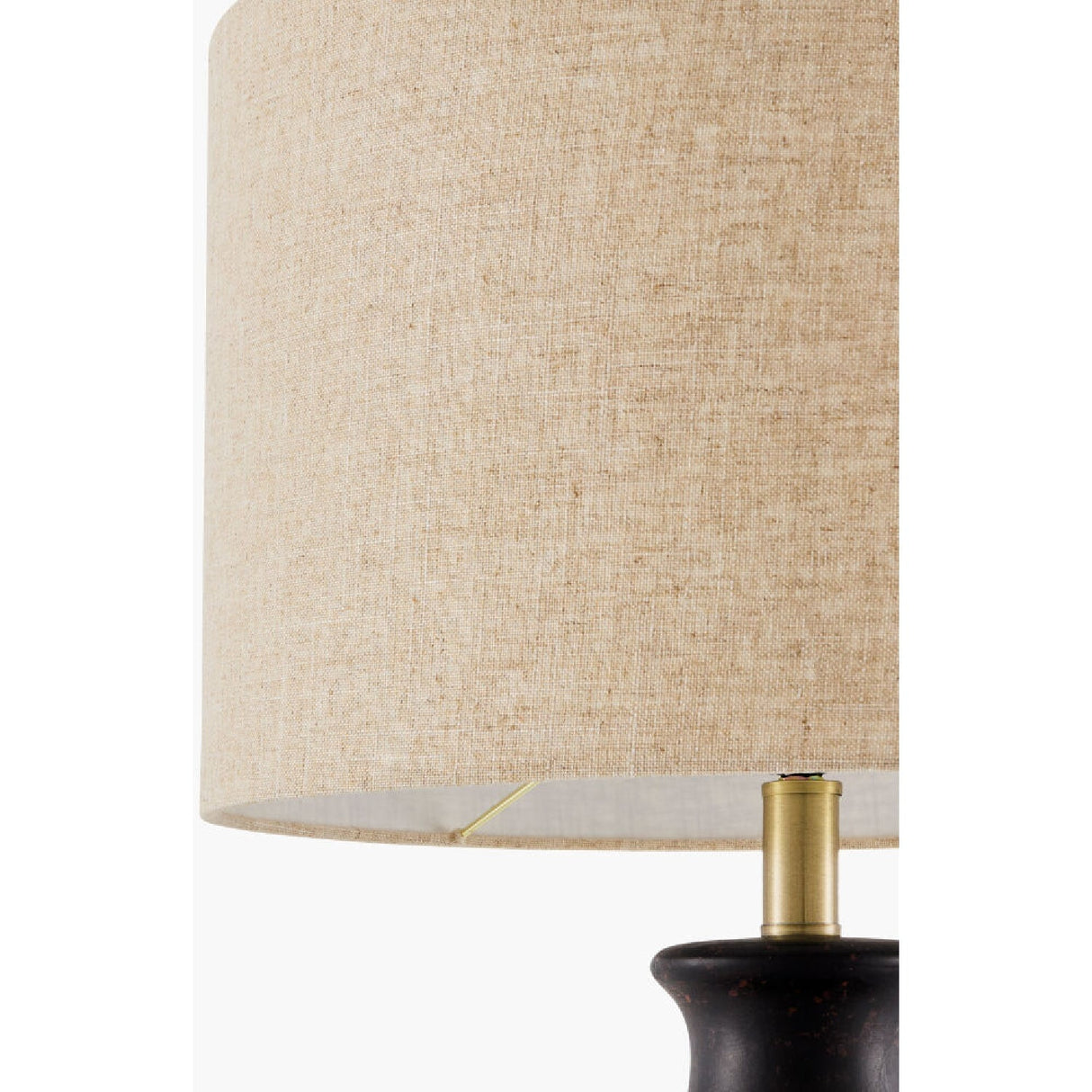 Modern European furniture - Linen Drum Shade Table Lamp - www.oroa.com