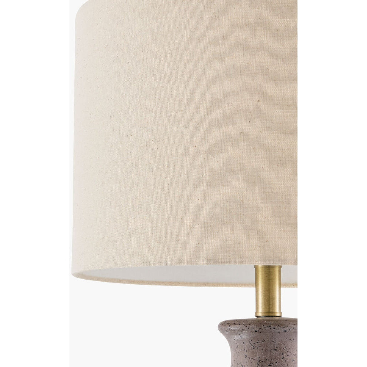 Modern European furniture - Linen Drum Shade Table Lamp - www.oroa.com
