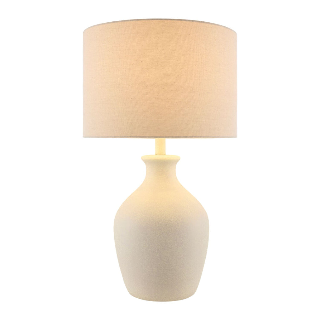 Modern European furniture - Linen Drum Shade Table Lamp - www.oroa.com