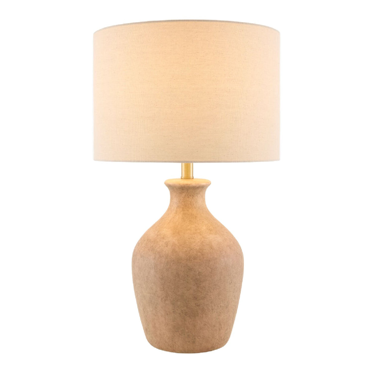 Modern European furniture - Linen Drum Shade Table Lamp - www.oroa.com
