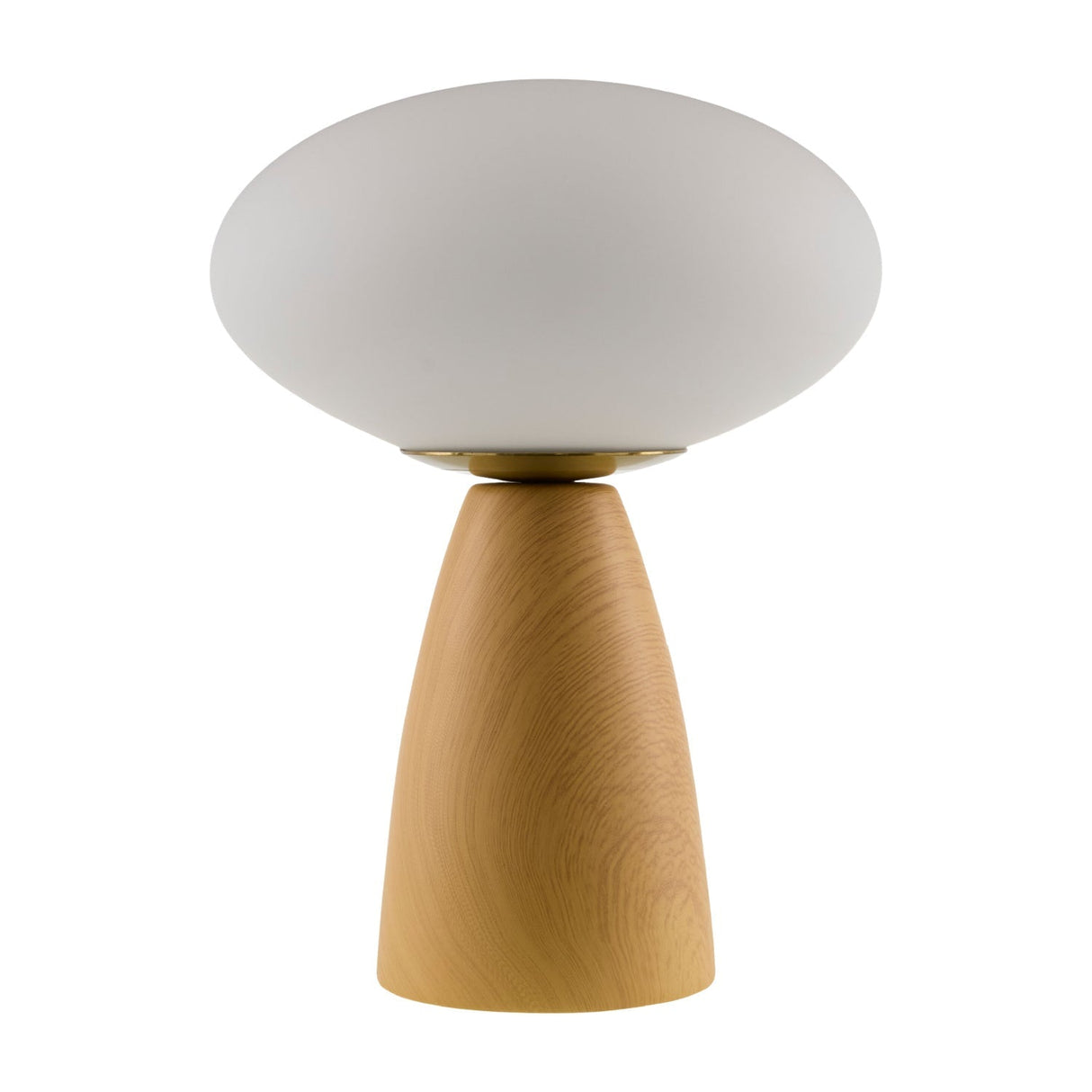 Modern European furniture - Oval White Glass Table Lamp - www.oroa.com