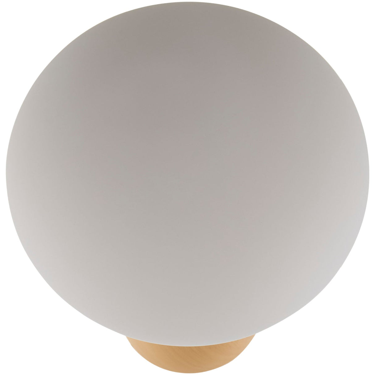 Modern European furniture - Oval White Glass Table Lamp - www.oroa.com