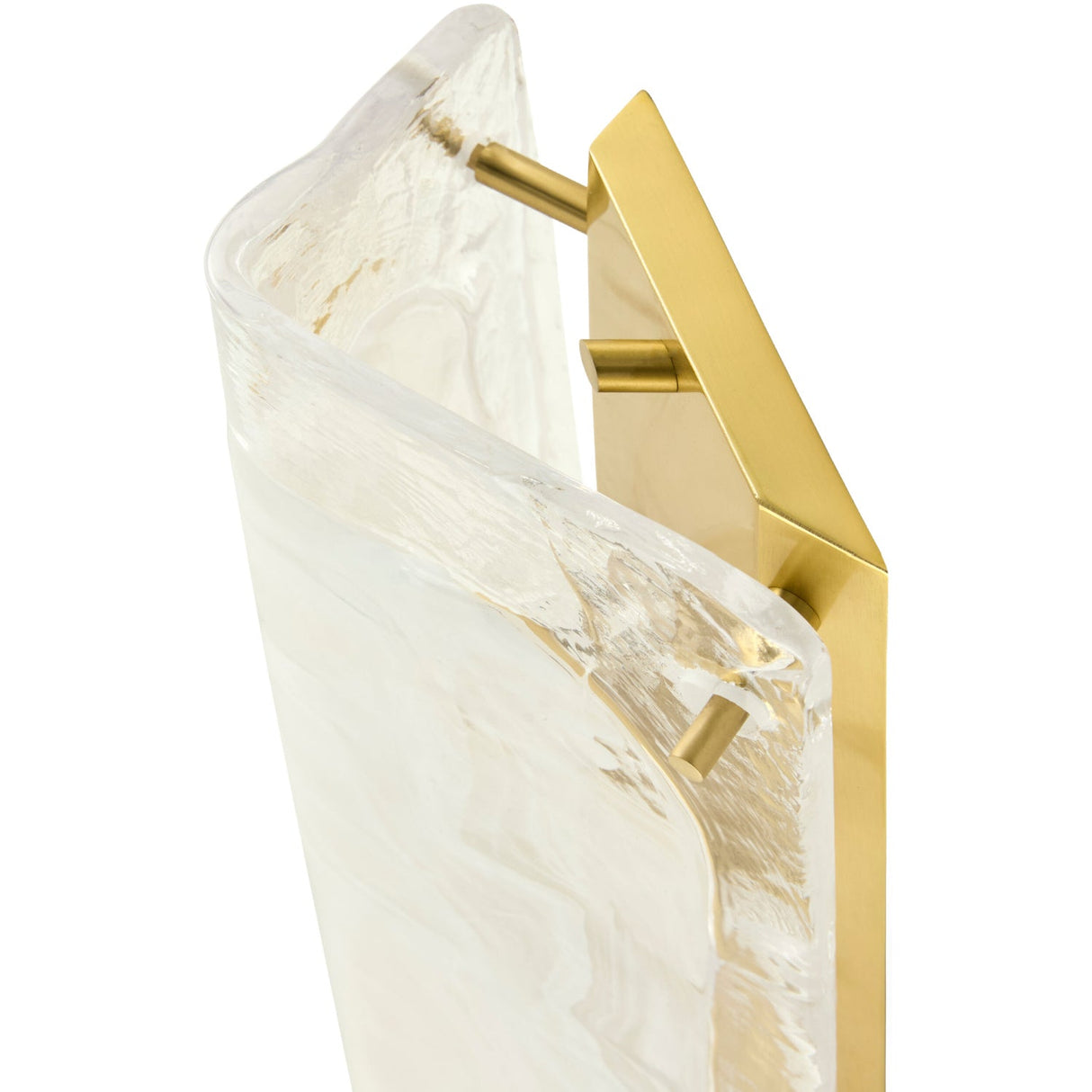 Modern European furniture - Curved Glass Wall Lamp - www.oroa.com