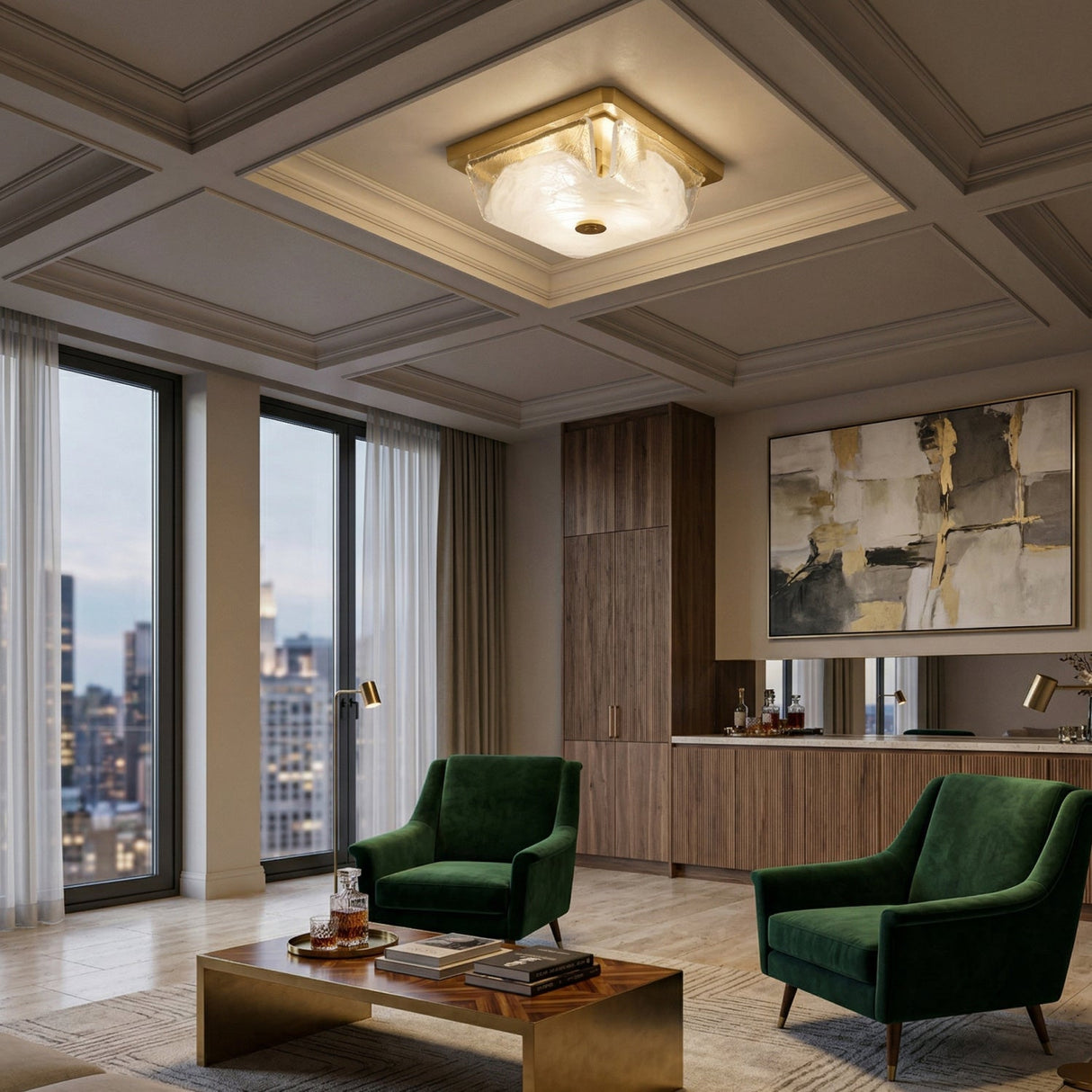 Modern European furniture - Gold Clear Glass Wall Lamp - www.oroa.com