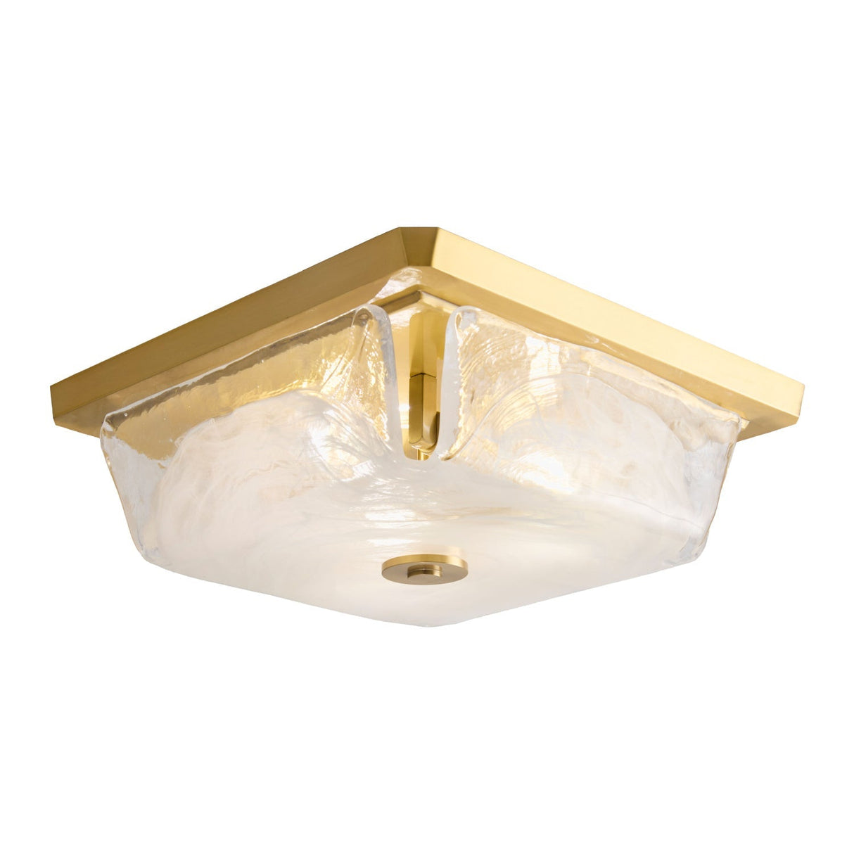 Modern European furniture - Gold Clear Glass Wall Lamp - www.oroa.com