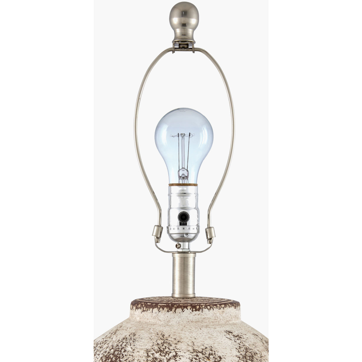 Modern European furniture - Rustic Brown Ceramic Table Lamp - www.oroa.com
