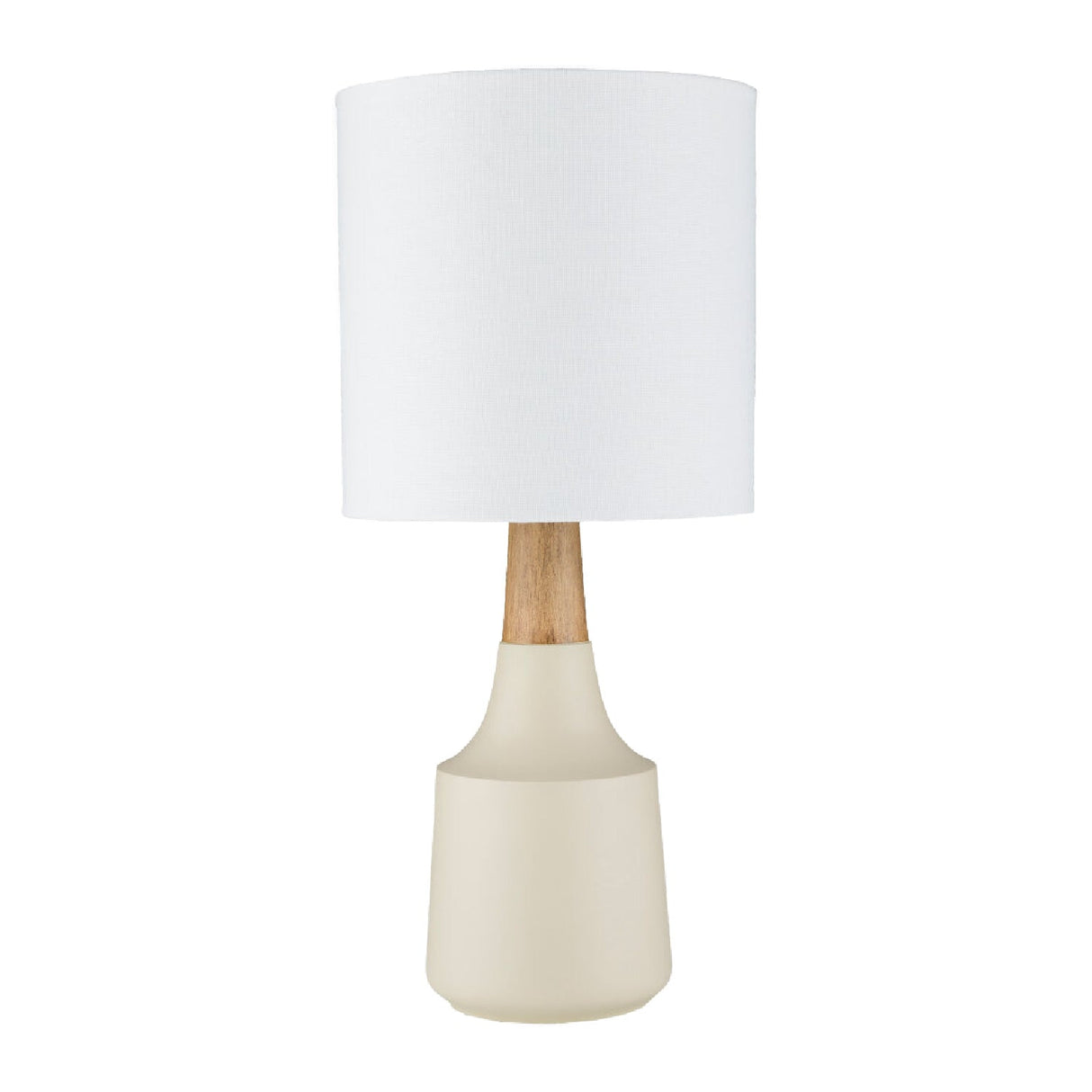 Modern European furniture - Drum Linen Shade Table Lamp - www.oroa.com