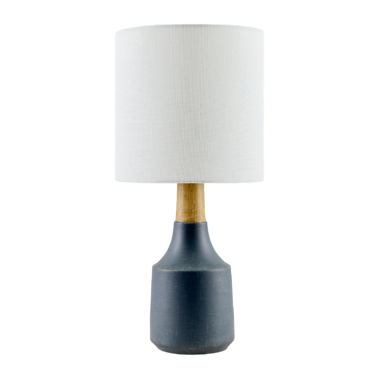 Modern European furniture - Drum Linen Shade Table Lamp - www.oroa.com