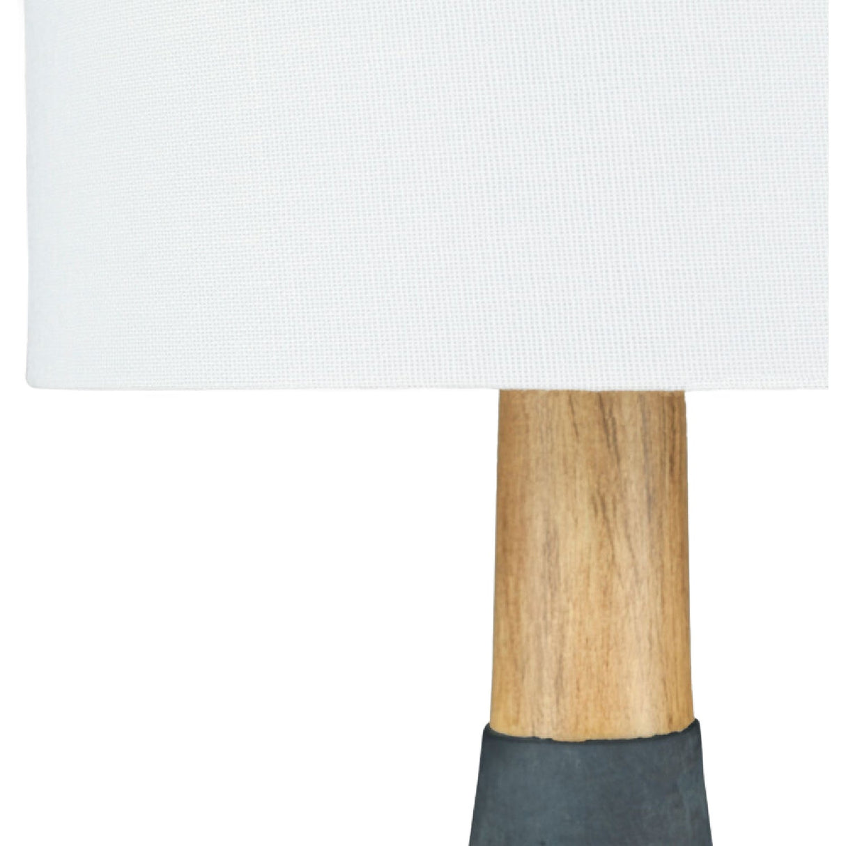 Modern European furniture - Drum Linen Shade Table Lamp - www.oroa.com