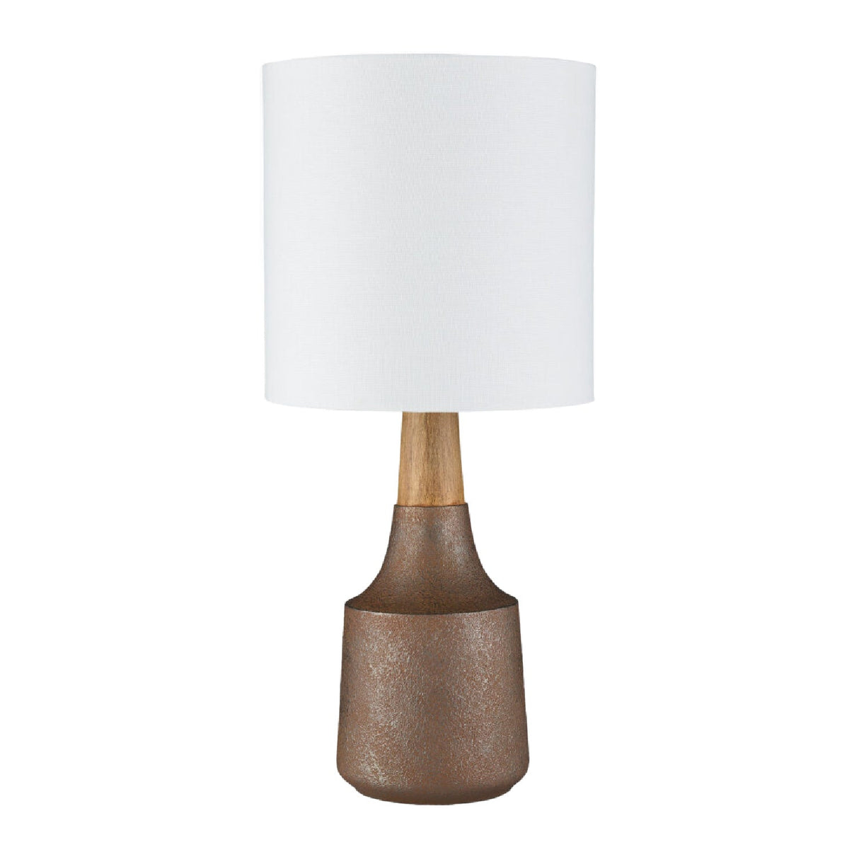 Modern European furniture - Drum Linen Shade Table Lamp - www.oroa.com