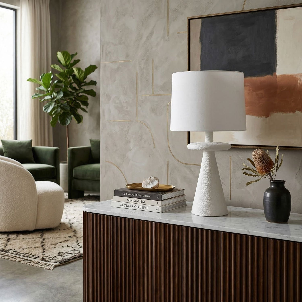 Modern European furniture - Minimalist Accent Table Lamp - www.oroa.com