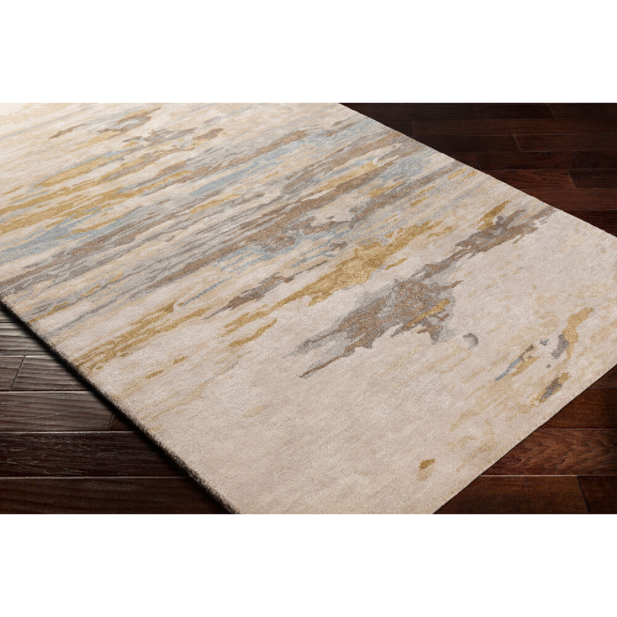 Modern European furniture - Multicolored Viscose Wool Blend Carpet - www.oroa.com