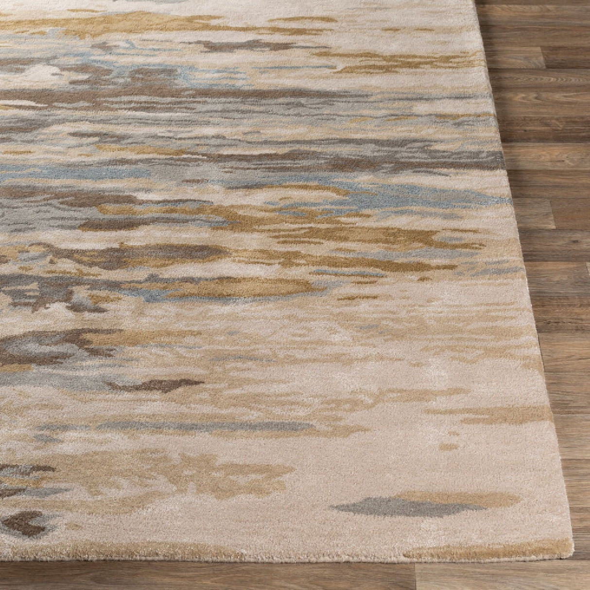 Modern European furniture - Multicolored Viscose Wool Blend Carpet - www.oroa.com