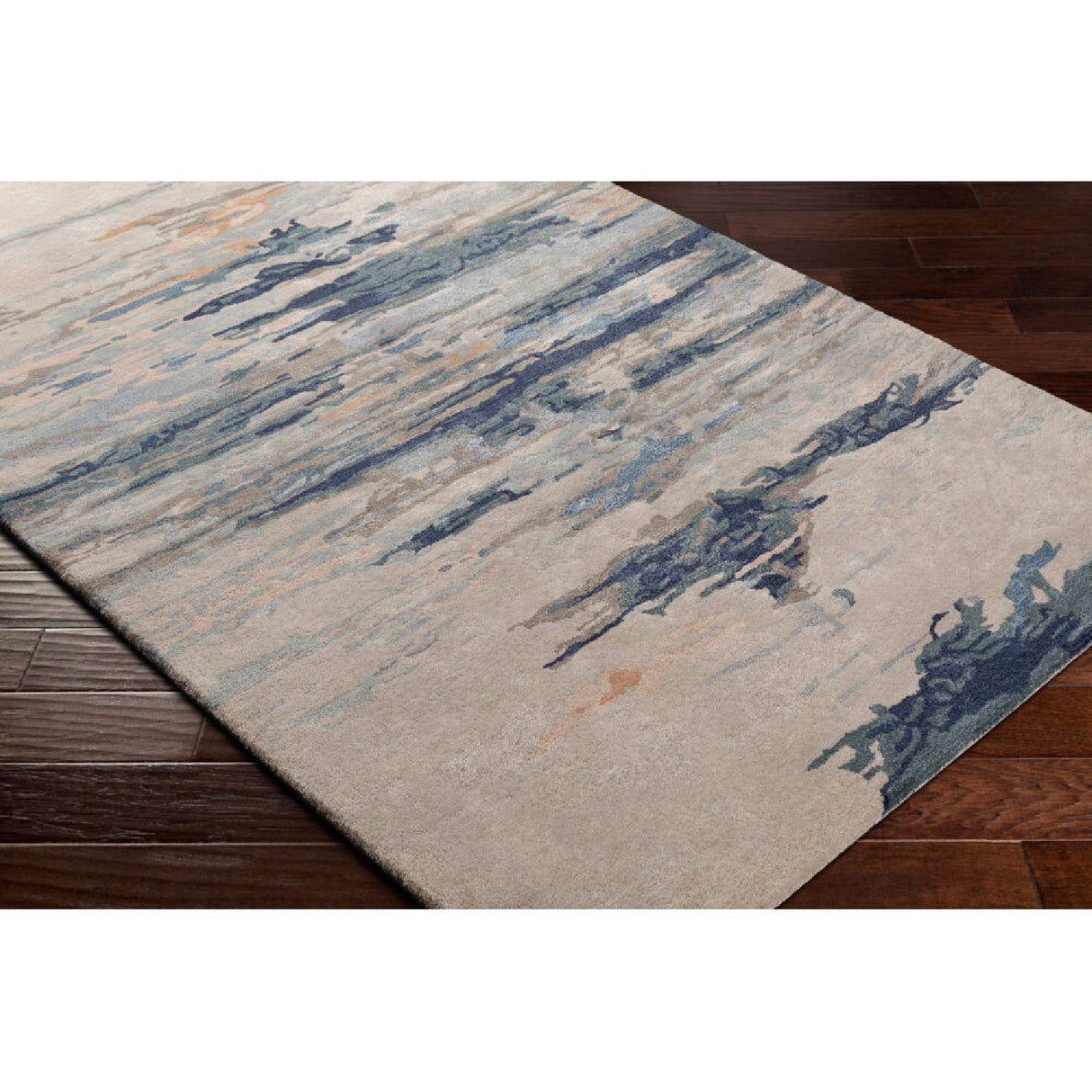 Modern European furniture - Multicolored Viscose Wool Blend Carpet - www.oroa.com