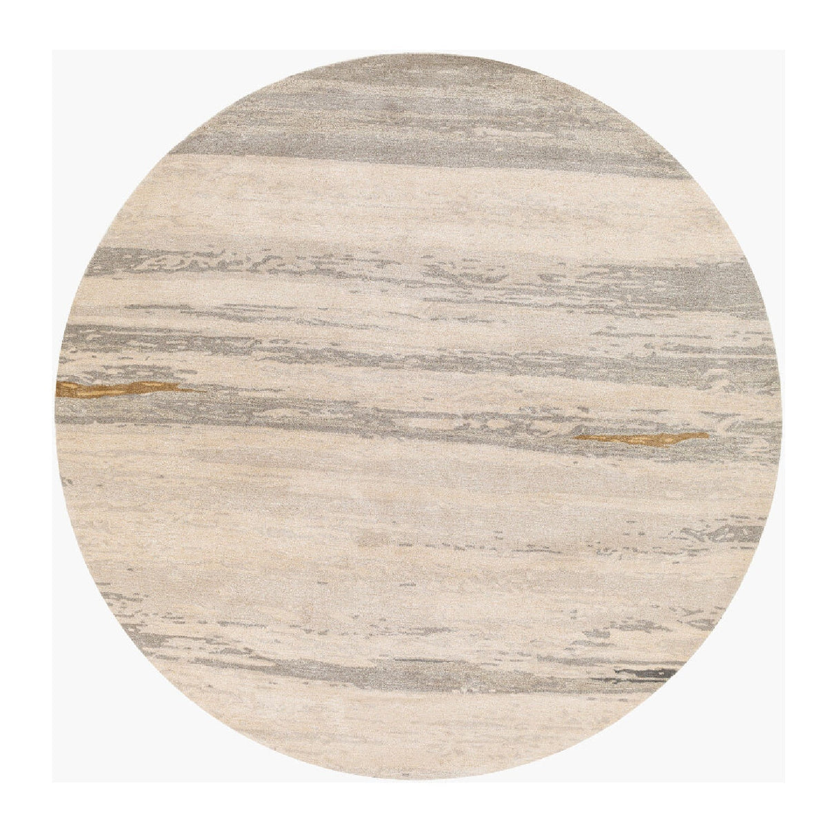 Modern European furniture - Viscose Wool Blend Round Carpet - www.oroa.com