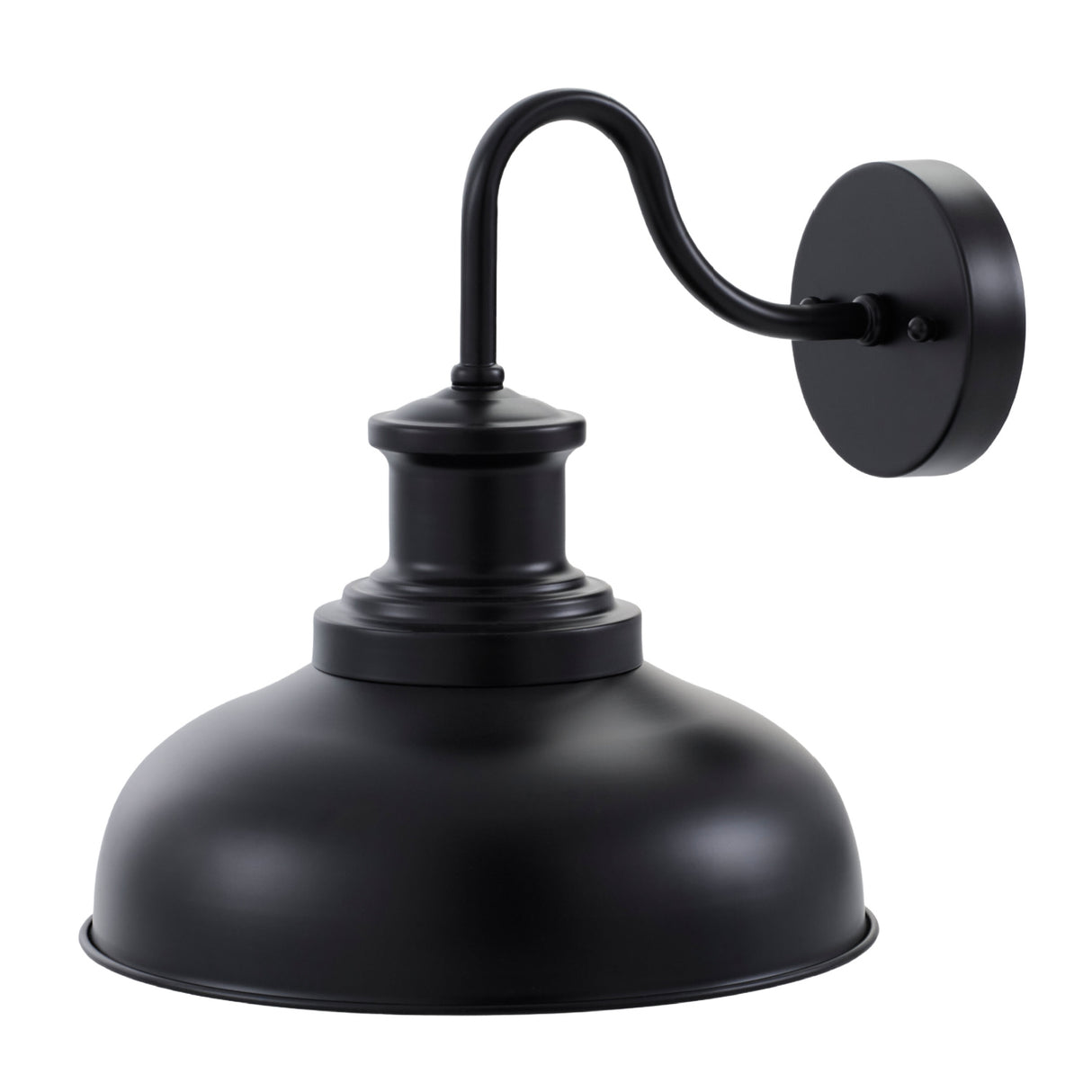 Modern European furniture - Black Metal Wall Lamp - www.oroa.com