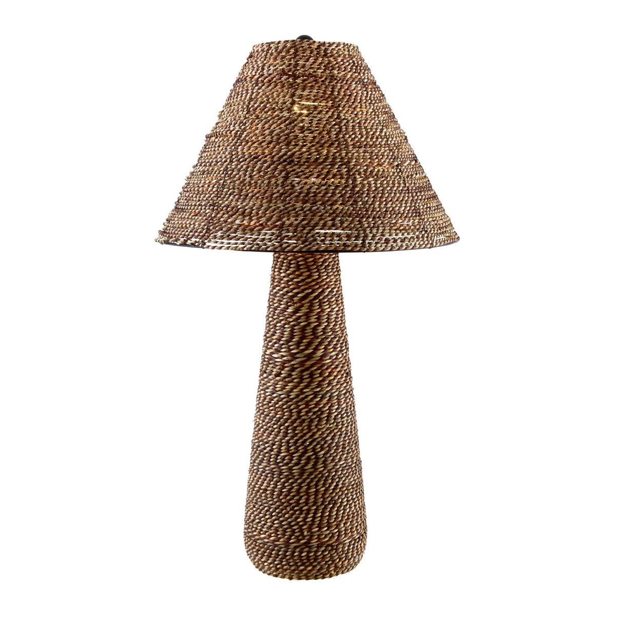 Modern European furniture - Rattan Wrapped Table Lamp - www.oroa.com