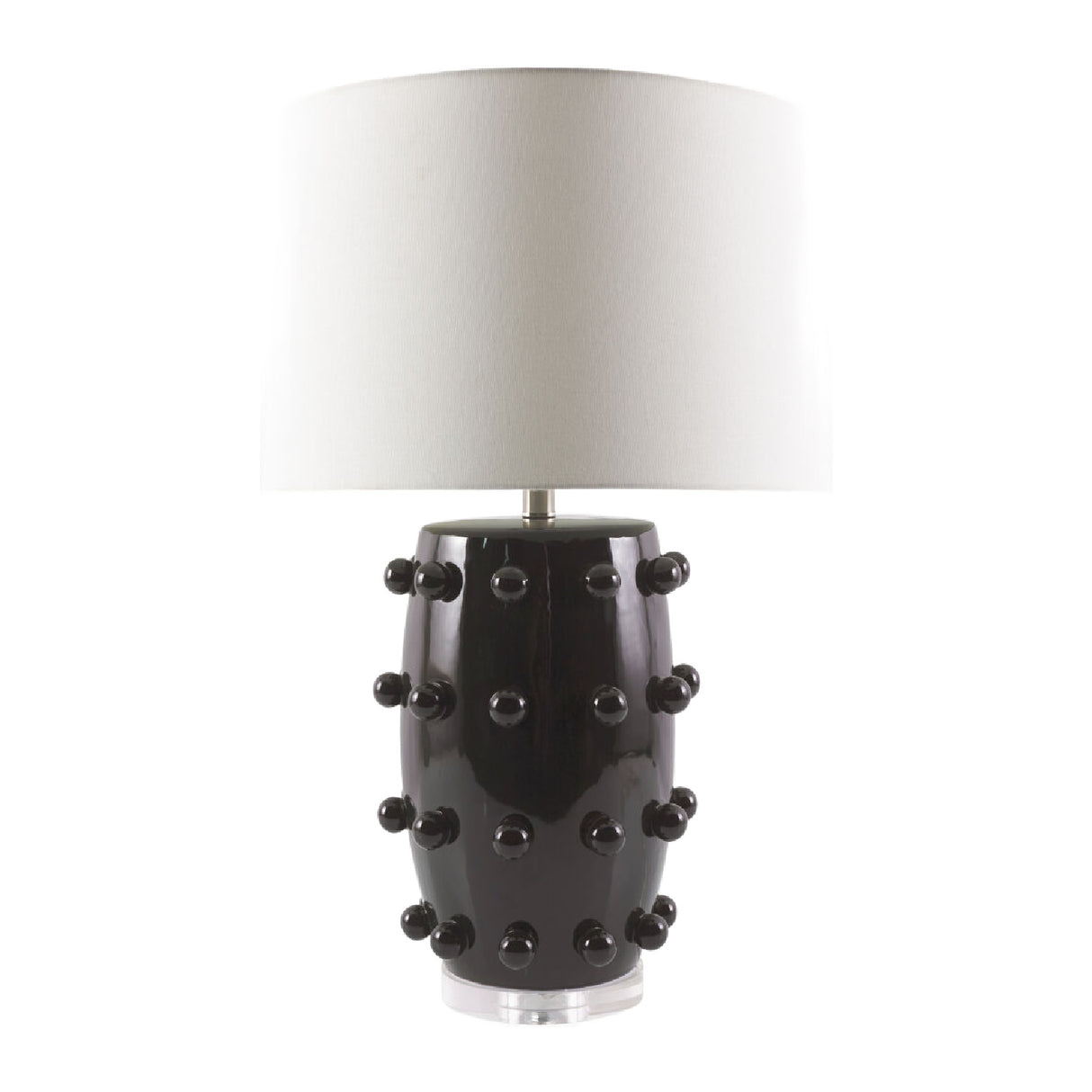 Modern European furniture - Orb Studded Ceramic Table Lamp - www.oroa.com
