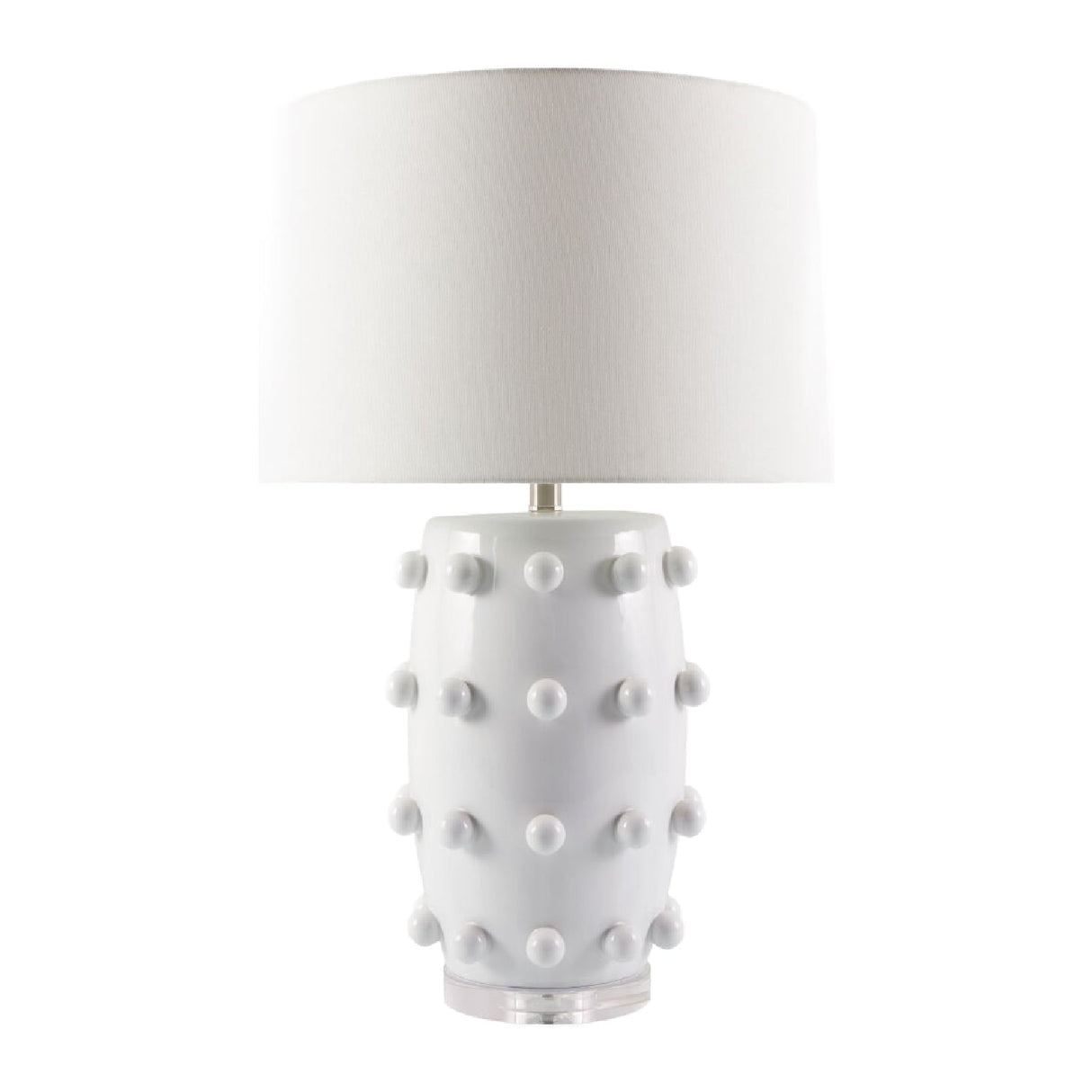 Modern European furniture - Orb Studded Ceramic Table Lamp - www.oroa.com
