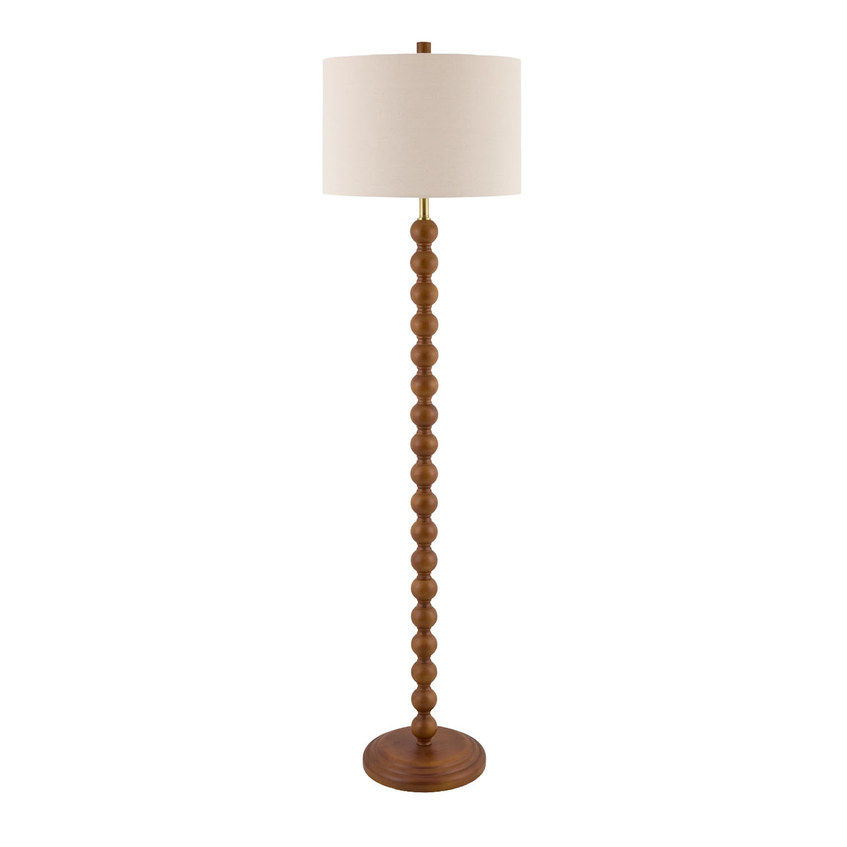 Hand-painted Wood Accent Floor Lamp | Oroa.com