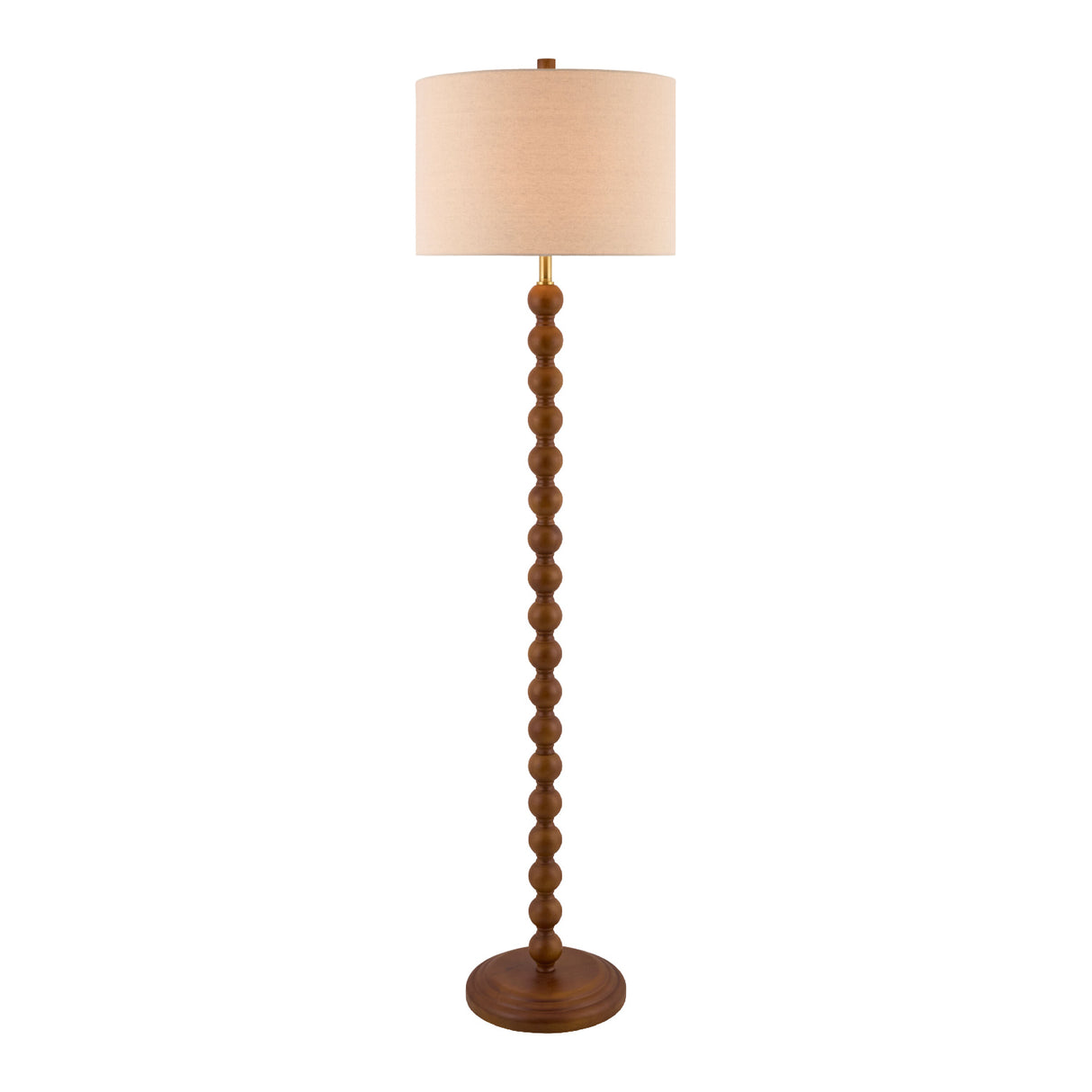 Hand-painted Wood Accent Floor Lamp | Oroa.com