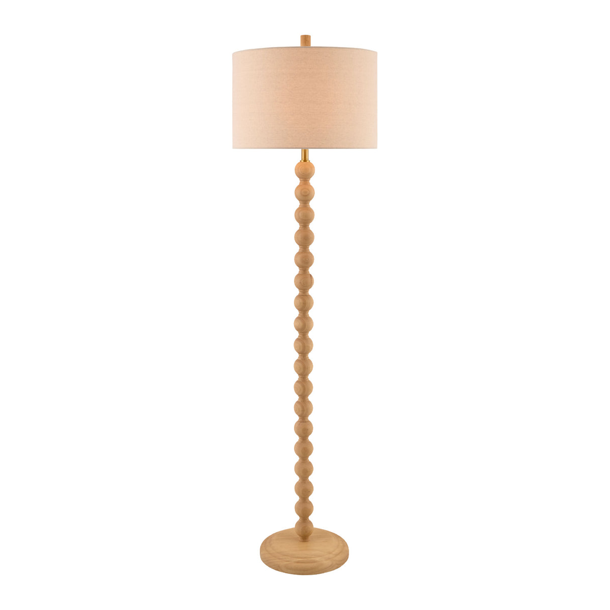 Hand-painted Wood Accent Floor Lamp | Oroa.com