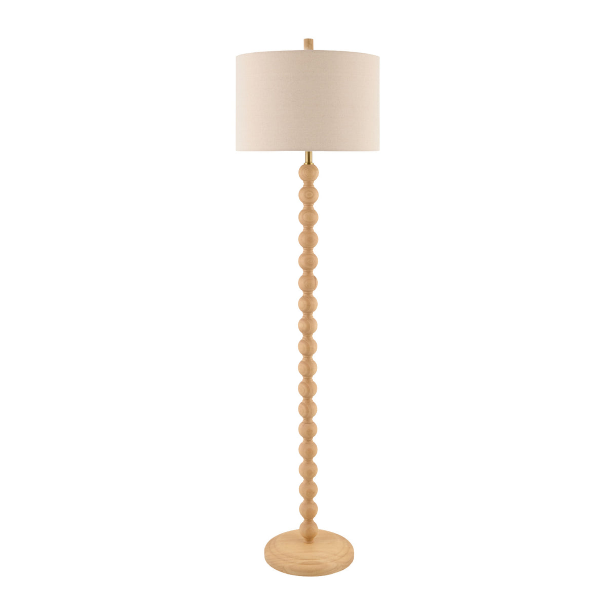 Hand-painted Wood Accent Floor Lamp | Oroa.com