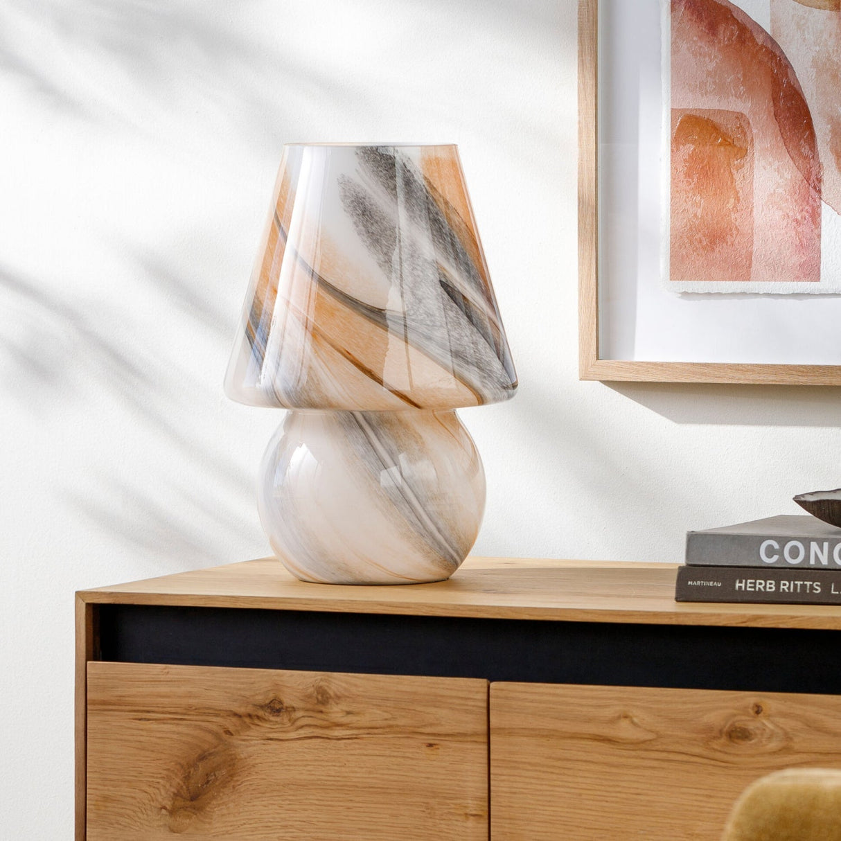 Modern European furniture - Glass Accent Table Lamp - www.oroa.com