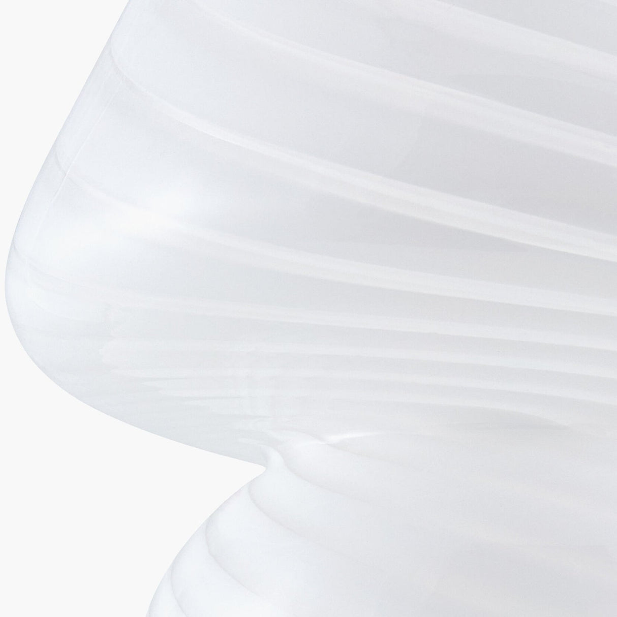 Modern European furniture - Painted White Glass Table Lamp - www.oroa.com