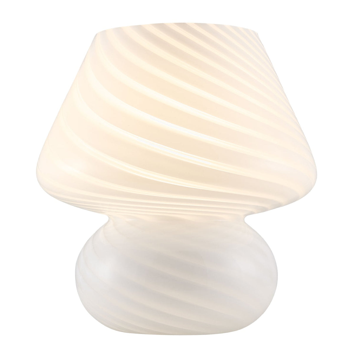 Modern European furniture - Painted White Glass Table Lamp - www.oroa.com