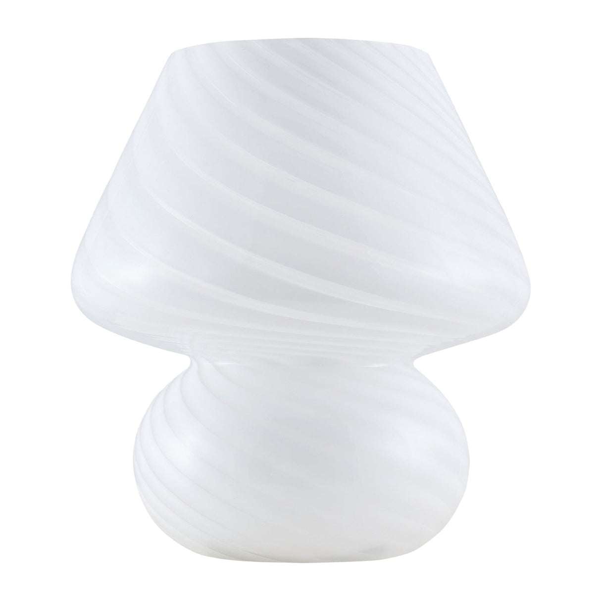 Modern European furniture - Painted White Glass Table Lamp - www.oroa.com