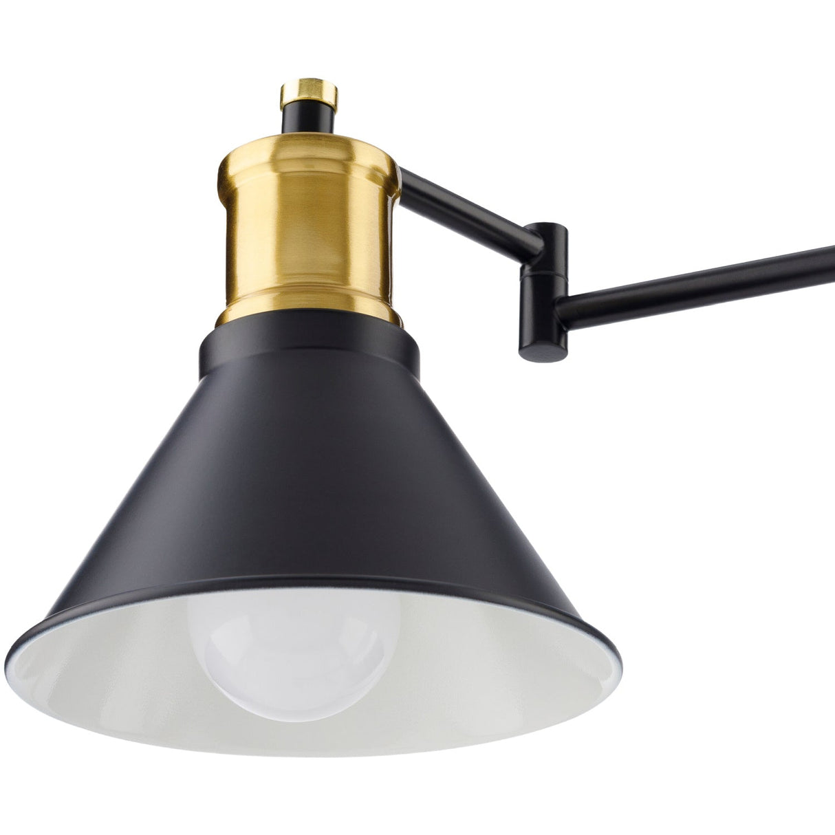 Modern European furniture - Black Metal Conical Wall Lamp - www.oroa.com