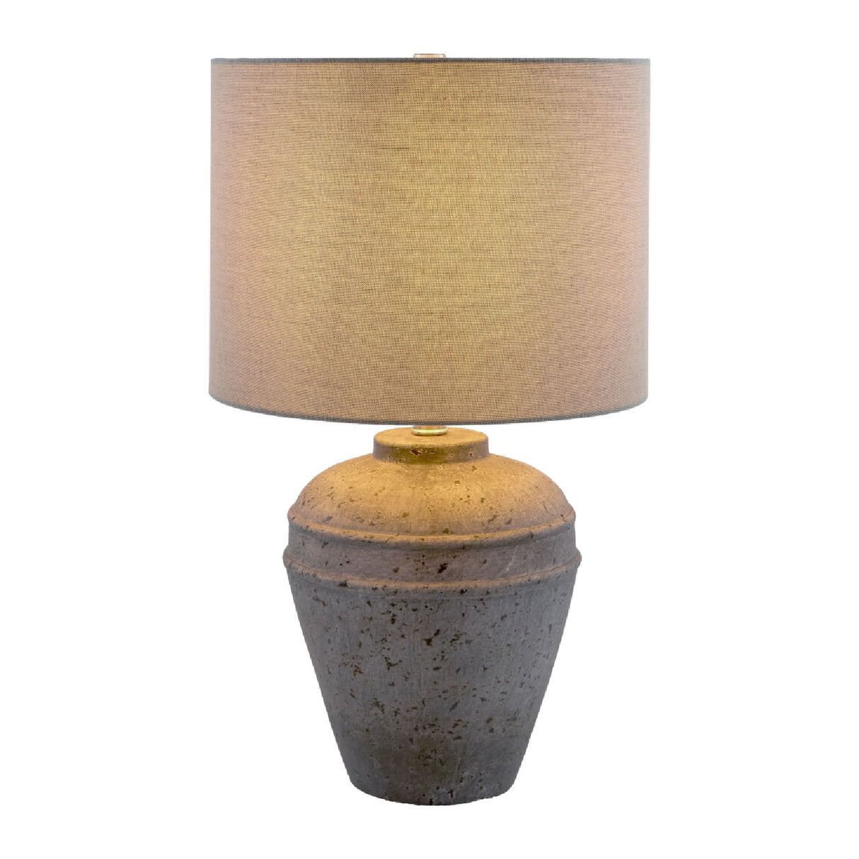 Modern European furniture - Gray Cement Accent Table Lamp - www.oroa.com
